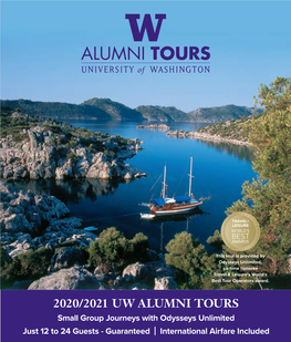 2020/2021 Uw Alumni Tours