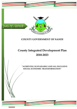 County Integrated Development Plan 2018-2023