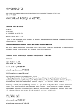 Komisariat Policji W Kietrzu