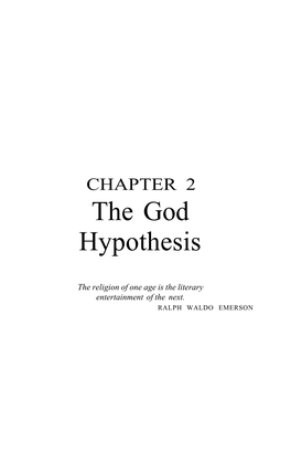 The God Hypothesis