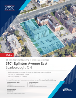 3101 Eglinton Avenue East Scarborough, ON