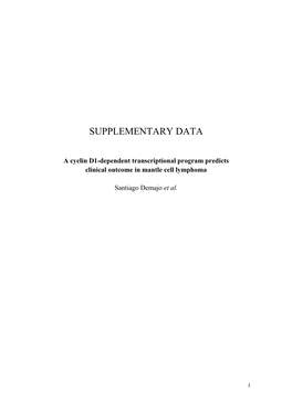 Supplementary Data