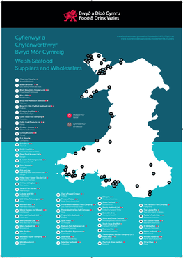 Cyflenwyr a Chyfanwerthwyr Bwyd Môr Cymreig Welsh Seafood