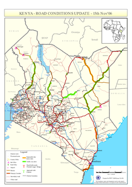 KENYA - ROAD CONDITIONS UPDATE - 15Th Nov'06