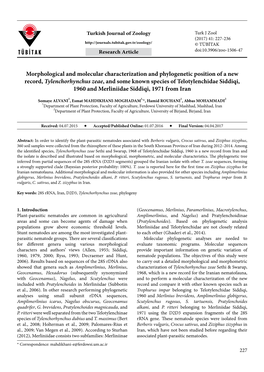 Morphological and Molecular Characterization And