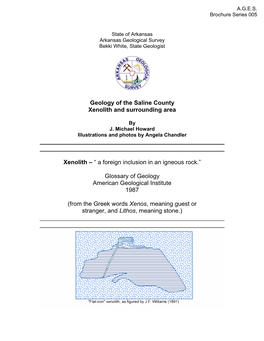 Geology of the Saline County Xenolith and Surrounding Area