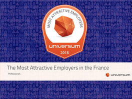 The Most Attractive Employers in the France Professionals