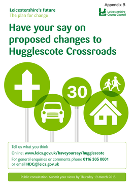 Proposed Changes to Hugglescote Crossroads