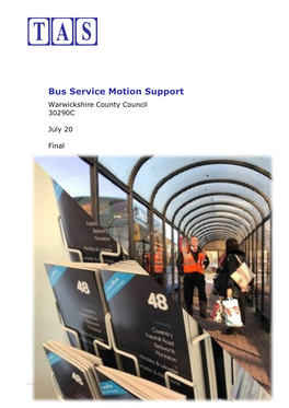Bus Service Motion Support Warwickshire County Council 30290C