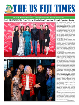 Virgin Hotels San Francisco Grand Opening Party