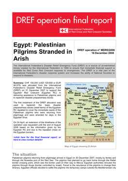 Egypt: Palestinian Pilgrims Stranded in Arish