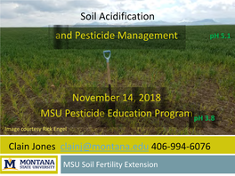 Soil Acidification