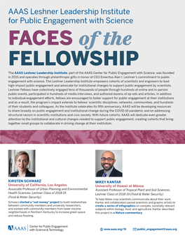 FACES of the FELLOWSHIP