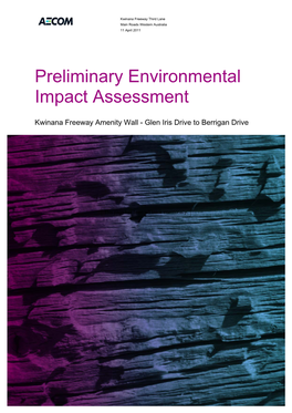Preliminary Environmental Impact Assessment (PEIA)
