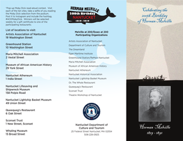 Celebrating the 200Th Birthday of Herman Melville