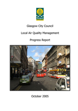 Glasgow City Council Local Air Quality Management Progress Report