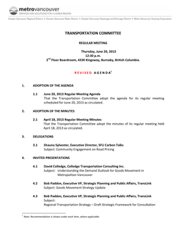 Transportation Committee