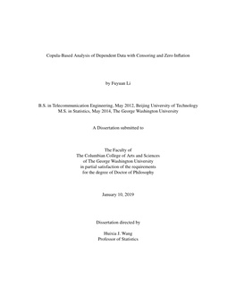 Copula-Based Analysis of Dependent Data with Censoring and Zero Inﬂation