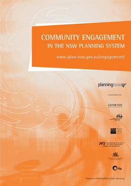 Community Engagement Handbook to You on Behalf of the NSW Government and Our Partners
