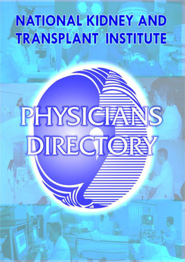 Physicians Directory Highlighting Our Homegrown Experts and Internationally-Trained and Acclaimed Specialists