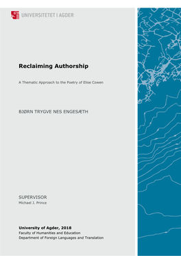 Reclaiming Authorship