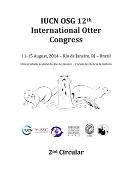 IUCN OSG 12Th International Otter Congress