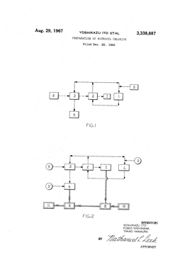 Aug. 29, 1967 Yoshi KAZU ITO ETAL 3,338,887 PREPARATION of NITROSYL CHLORIDE Filed Dec