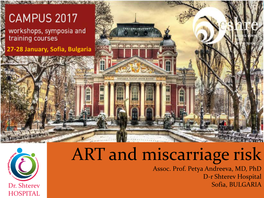 ART and Miscarriage Risk Assoc