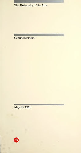 Commencement Program, 1991