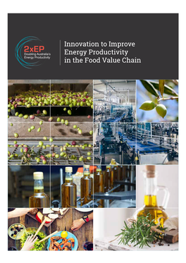 Innovation to Improve Energy Productivity in the Food Value Chain