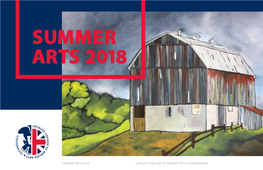 Summer Arts 2018