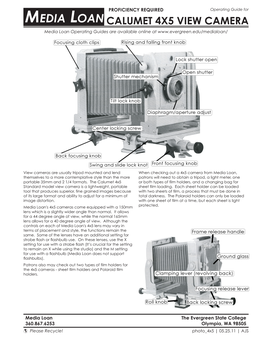 Basic View Camera