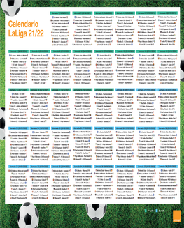 Ver Calendario De Laliga 21/22