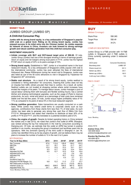 JUMBO GROUP (JUMBO SP) (Initiate Coverage)