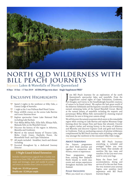 North Qld Wilderness with Bill Peach Journeys
