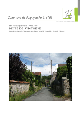 Commune De Poigny-La-Forêt (78)