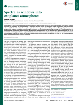 Spectra As Windows Into Exoplanet Atmospheres