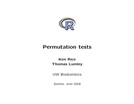 Permutation Tests