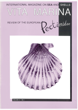 INTERNATIONAL MAGAZINE on SEA and SHELLS R REVIEW of the EUROPEAN Ve«^1Ruid Ae