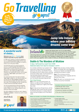 Jump Into Ireland - Where Your Holiday Dreams Come True!