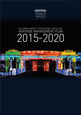 Heritage Management Plan 2015–2020 A