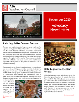 Advocacy Newsletter