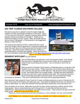Day Trip: Florida Southern College Resident Spotlight