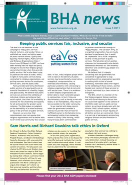 Sam Harris and Richard Dawkins Talk Ethics in Oxford Keeping Public