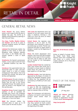 General Retail News