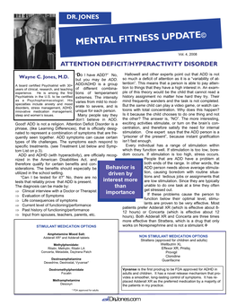 ADHD Newsletter