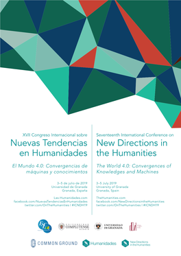 New Directions in the Humanities Nuevas Tendencias En Humanidades