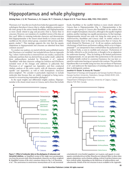 Thewissen Et Al. Reply Replying To: J