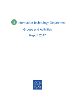 Groups and Activities Report 2017