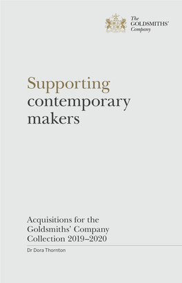 Supporting Contemporary Makers